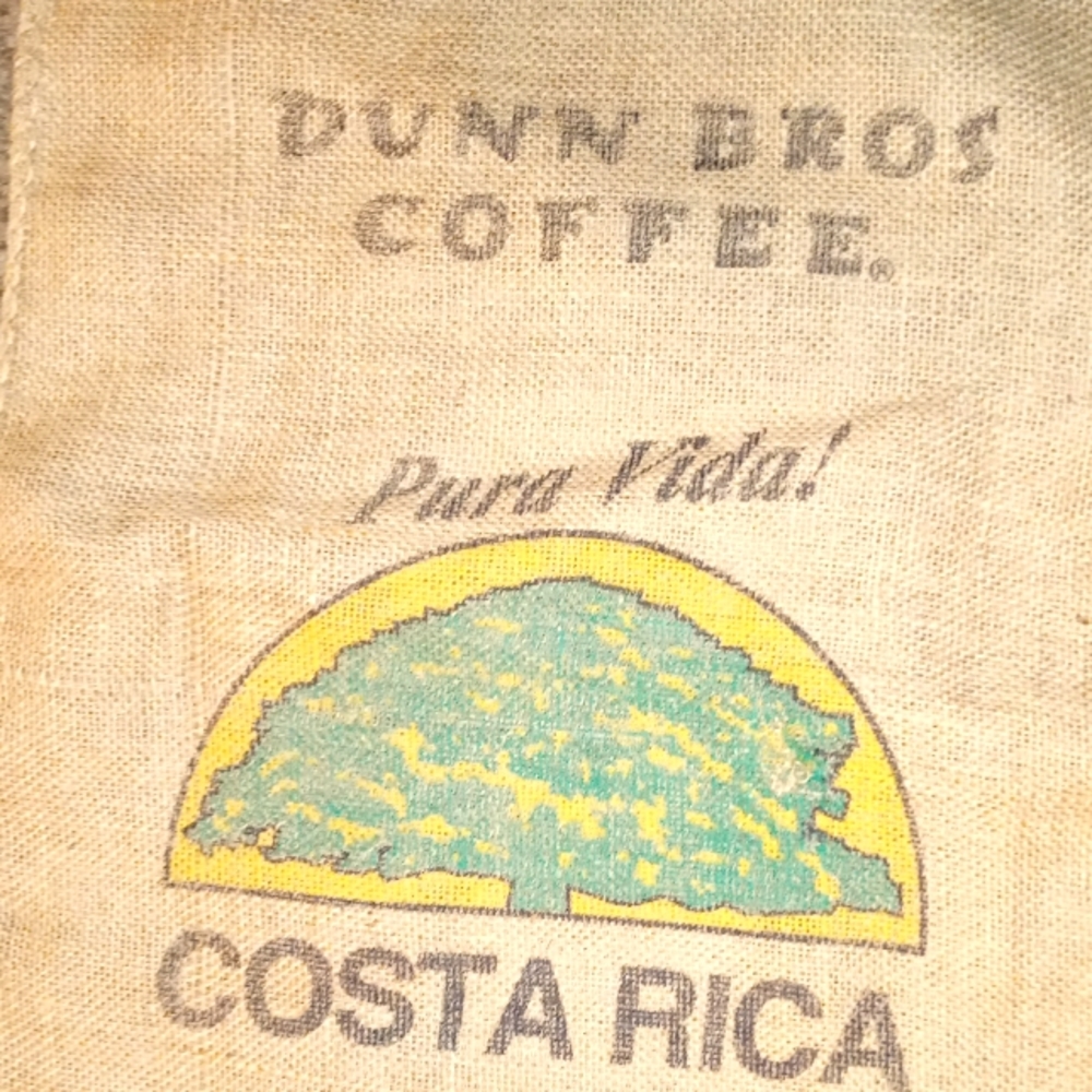 Dunn Bros Burlap Sack Costa Rica